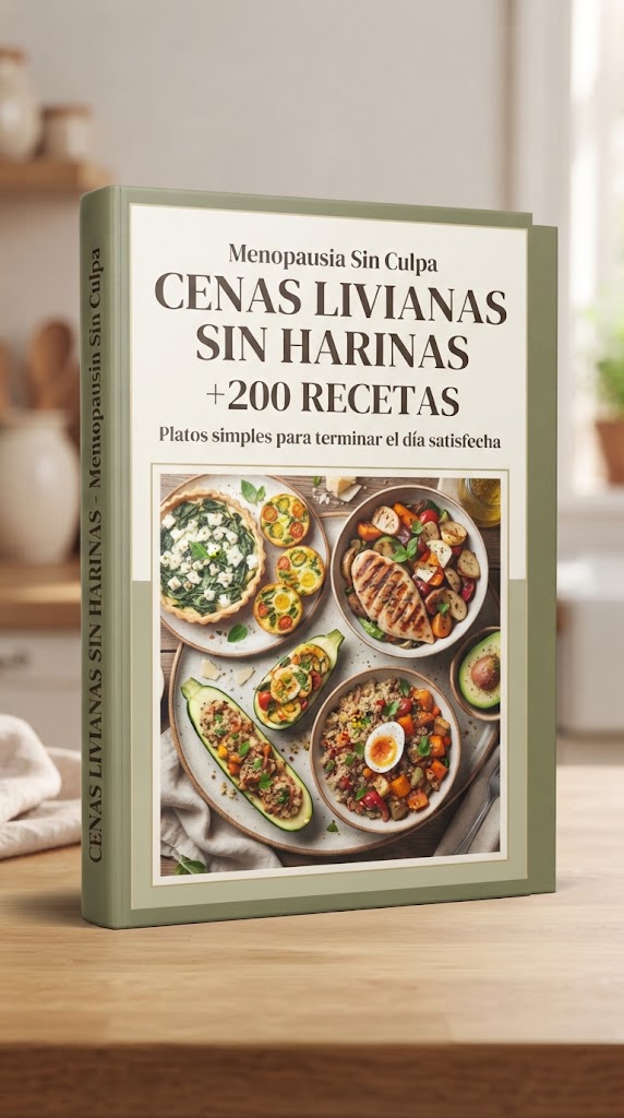 Portada del libro digital Cenas Livianas Sin Harinas