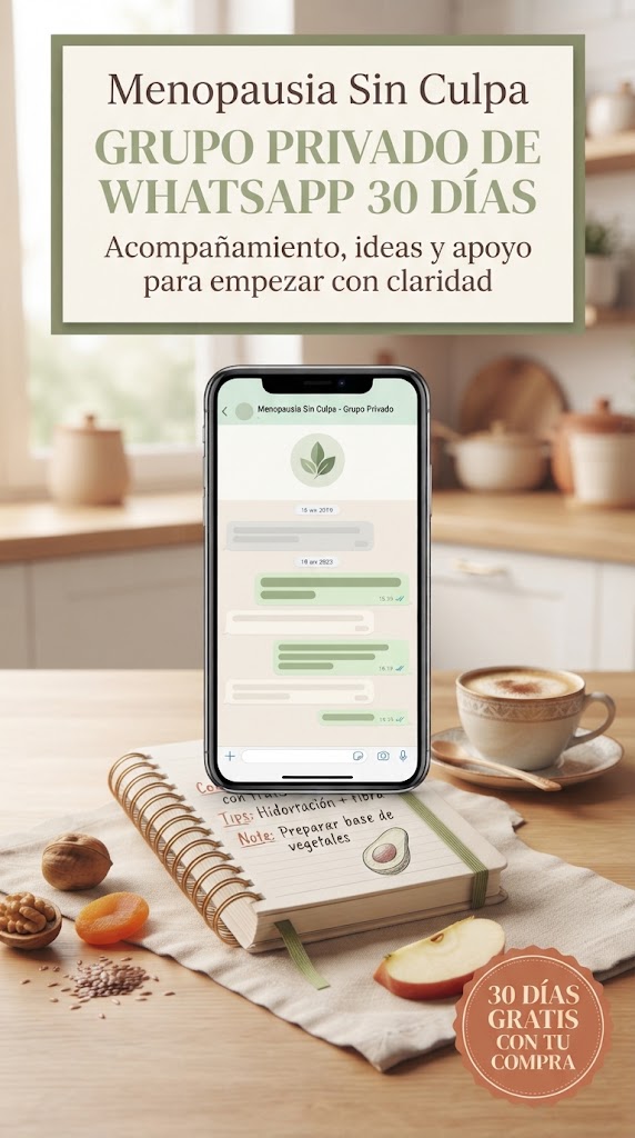 Vista del Grupo privado de WhatsApp 30 días